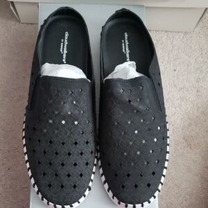 Cloudwalkers Black Perforated Flats